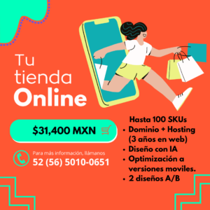 Tu Tienda Online: Kit PyMEs con hasta 100 Productos