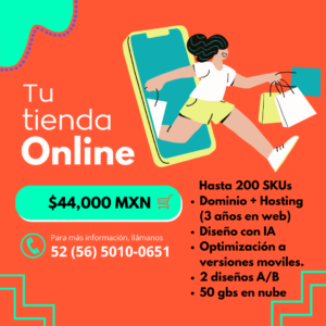 Tu Tienda Online: Kit Estándar con hasta 200 Productos