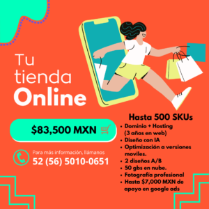 Tu Tienda Online: Kit Premier con hasta 500 Productos